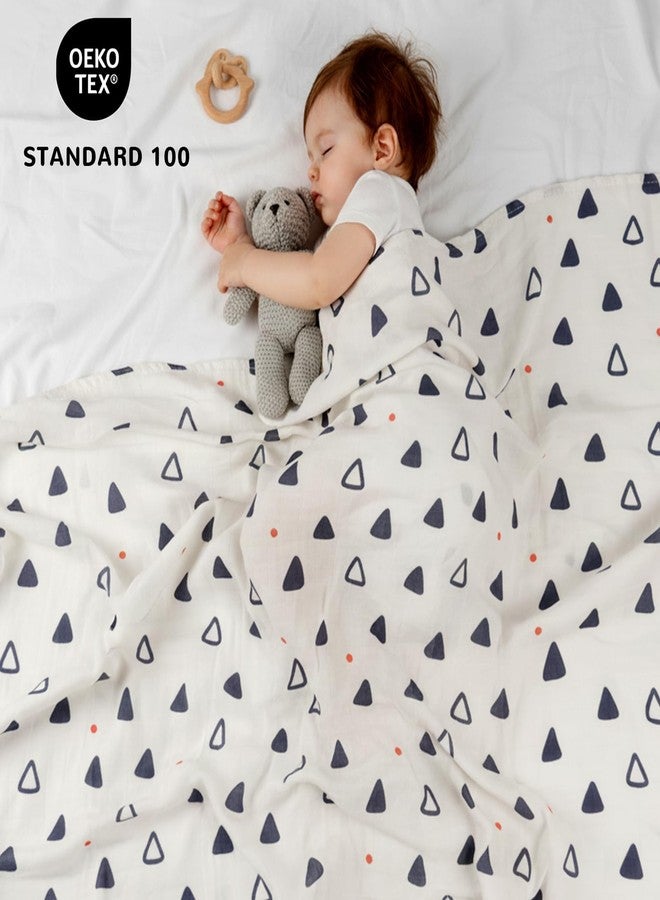HECCEI Soft Large Swaddle Blankets 3-Pack 47" x 47" Muslin Swaddle Blankets for Girls & Boys, Baby Receiving Swaddles, Ideal Newborn & Infant Swaddling Set, Perfect - Image 5